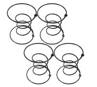 KJHBV Pièces de Rechange pour Ressorts de Chaise 4 pièces Acier Noir, Ressort de Tension, réparation de siège de canapé, Fauteuil, Soutien du Poids du Corps