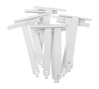 KJHBV Ressorts de tension pour l'installation du volet, Lot de 10, Acier, Blanc, pièces détachées pour volets roulants, améliore la vitesse de levage, bureaux