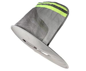 KJHBV Sandales Femme été Légères Protection Solaire Réfléchissante et Pare-Soleil pour Casque de Chantier, Accessoire Polyester Respirant Adapté Travail en Extérieur