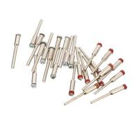 KJHBV Set de Mandrins à Vis Compatibles en Alliage Lot de 24 Accessoires Pratiques et Faciles à Transporter pour Outils Rotatifs Papier Abrasif et Lames de Coupe en Résine