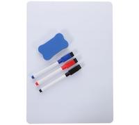 KJHBV Tableau Magnétique Blanc Effaçable A4 Bloc-notes Magnétique en Pet Caoutchouc pour Organiser Planning et Messages Maison Couleur Aléatoire pour Frigo