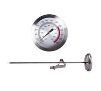 KJHBV Thermomètre à Viande Couleur Aléatoire en Acier Inoxydable 21 Cm Lecture Rapide et Précise Sonde Métallique Cuisine et Maison pour Cuisson Steak et Viande