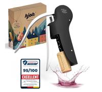 kjøk Premium Tire-bouchon ouvre-bouteille-vin DeLuxe - mécanisme automatique ingénieux - ouvre-bouteille à une main - ouvre vin avec coffret de rangement élégant