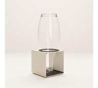 KJUB Porte-bouteilles compatible avec les bouteilles SodaStream, Aarke, AirUp etc. - Pour sécher et ranger des bouteilles en verre et en acier inoxydable - Extensible de 1, 2, 3, 4 (beige)