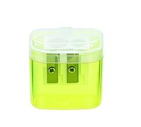 Kjw639 Taille-crayon compact à double trou pour enfants, adultes, étudiants, écoles, familles Kjw639 (A, 3,8 x 4 cm)