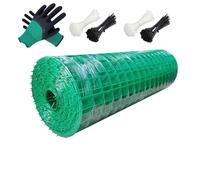 KJYUN Rouleau de Filet Soudé Résistant aux Intempéries pour Garde-Corps d'Étang à Poissons Barrière Routière et Protection de Paysage(2x30m,3.0mm)