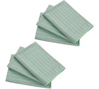 Kjzeex Lot de 6 Chiffons de Nettoyage en Bambou,Chiffon Microfibres en Bambou 40x40cm, nettoie Toutes Les Surfaces sans Trace pour Vitres, INOX et Intérieur de Voiture