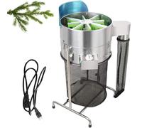KJZQXYX Coupe-Feuilles Automatique, 60 W, Moteur électrique à Rotation hélicoïdale, Vitesse réglable, Angle réglable à 180°, capacité de 6,3 gallons pour la Taille