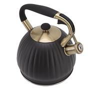 KKPLZZ Bouilloire à thé Sifflante de 3,5 L, Théière de Cuisinière en Acier Inoxydable avec Poignée Ergonomique et Bec Verseur Facile à Ouvrir, pour Table de Cuisson à Gaz et à Ind