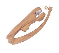 KKPLZZ Bras Mobile de Berceau Pliable, Support Mobile de Berceau en Imitation de Grain de Bois avec Conception de Pince pour Accessoires de Jouets de de bébé