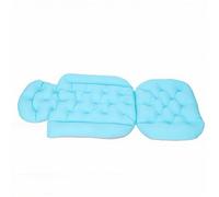 KKPLZZ Coussin de Baignoire, Tissu en Doux avec Particules de Polystyrène pour Un Soutien Complet du Corps, Respirant à Séchage Rapide, 94 X 39 Cm pour Baignoire à Domicile (Bleue)