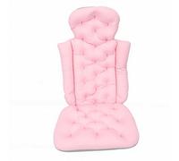KKPLZZ Coussin de Baignoire, Tissu en Doux avec Particules de Polystyrène pour Un Soutien Complet du Corps, Respirant à Séchage Rapide, 94 X 39 Cm pour Baignoire à Domicile (Rose)