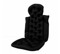 KKPLZZ Coussin de Baignoire, Tissu en Doux avec Particules de Polystyrène pour Un Soutien Complet du Corps, Respirant à Séchage Rapide, 94 X 39 Cm pour Baignoire à Domicile (Noire)