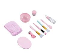 KKPLZZ Ensemble de Bols de Mélange de Masques Faciaux, Kit Complet de Brosses Portables à Surface Lisse avec Outils pour la Maison et les Voyages 12 Pièces