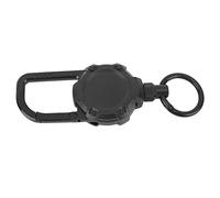 KKPLZZ Porte-clés Magnétique Rétractable 70cm 1kg Acier Inox (Noire)