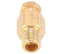 KKPLZZ Raccord en Laiton Raccord de Tuyau fileté Droit, avec Filetage Standard M8x1 pour Tube en Nylon, Cuivre et Aluminium (PD408)