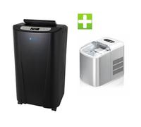 KLAISER-PACK Energy AGX140 14000 Btu/4100W Climatiseur Mobile Reversible + Machine à Glaçons KLAISER ICE KUBE 180