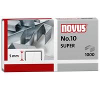 Novus Office 040-0003 Type (agrafes): No. 10 Agrafes 1000 pc(s) capacité d'agrafage: 20 feuilles (80 g/m²)