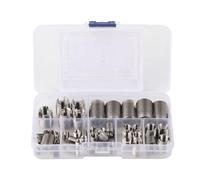 Klanata 50pcs en acier inoxydable filetage intérieur inserts de filetage de filetage set m3 outil de réparation de renforcement de filetage avec un boîtier de stockage