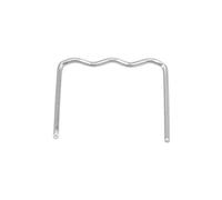Klanata Kit d'agrafes à chaud 100 pièces 0,8 mm, réparation de pare-chocs de voiture, agrafes de soudage en plastique prédécoupées, 3 styles inclus (style S 100 pièces), pour (S type 0.8mm 100PCS)