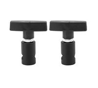 Klanata Paquet de 2 pinces de Support de levage de capot avec étrier d'écartement de bougie d'allumage, outil universel de verrouillage de tige de jambe de force de hayon de hayon, rouge (Noire)