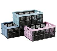 Klappbox Kunststoff 32l farbig sortiert 51x34x23 cm 10 Stück Verkaufseinheit 101235 4042746182974