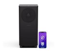 KLARSTEIN Aero Ring Climatiseur Mobile - 7,000 BTU, 3-en-1 Refroidissement, Déshumidificateur & Ventilateur, Commande App & Voix, pour Pièces Jusqu'à 25 m², Éco R290, roulettes, Noir
