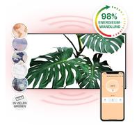 Klarstein Air Art Smart Chauffage Infrarouge, 700W Radiateur Electrique pour Maison, Contrôle via l'Application IoT/WiFi, Détection de Fenêtre Ouverte, Chauffage Mural, Thermostat, Econome, Sans CO2