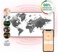 Klarstein Air Art Smart Chauffage Infrarouge, 700W Radiateur Electrique pour Maison, Contrôle via l'Application IoT/WiFi, Détection de Fenêtre Ouverte, Chauffage Mural, Thermostat, Econome, Sans CO2