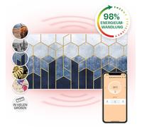 Klarstein Air Art Smart Chauffage Infrarouge, 700W Radiateur Electrique pour Maison, Contrôle via l'Application IoT/WiFi, Détection de Fenêtre Ouverte, Chauffage Mural, Thermostat, Econome, Sans CO2