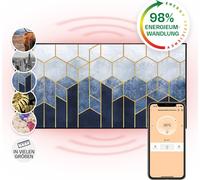Klarstein Air Art Smart Chauffage Infrarouge, 700W Radiateur Electrique pour Maison, Contrôle via l'Application IoT/WiFi, Détection de Fenêtre Ouverte, Chauffage Mural, Thermostat, Econome, Sans CO2