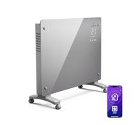 Klarstein Bansin Crystal Smart radiateur convecteur - 1500 W, montage mural/autonome, écran LED, contrôle par application, efficacité énergétique, protection contre la surchauffe et antigel