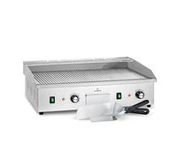 Barbecue électrique - Klarstein grillmeile 4400 - 2x2200w plaque de cuisson - surface nervurée