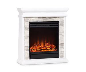Klarstein Beerenberg 1800W 60cm Cheminée Électrique Blanc