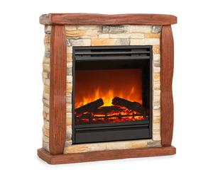 Klarstein Beerenberg 1800W 60cm Cheminée électrique Brun Clair