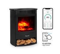 Klarstein Bormio Smart 1800W 59cm Cheminée électrique Noir