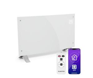 Klarstein Bornholm Curve Smart 2000W 20m² Convecteur Électrique Blanc