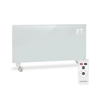 KLARSTEIN Bornholm - Radiateur électrique,Chauffage à convection, 2000 W,Idéal pour les pièces jusqu'à 40 m², 5°- 45°C,Timer,Écran LCD, 2 niveaux de chauffage,Norme IP24,Mode ECO - blanc