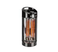 Klarstein Chauffage d'Appoint Electrique à Infrarouge, Pour Interieur et Jardin, 1200W, Oscillation à 360, Minuterie, LED, POur Exterieur Terrasse IPX4, Sans CO2