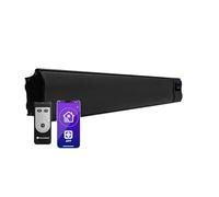 Klarstein Chauffage Electrique à Infrarouge, Chauffage de Jardin 2400W, App Smart WiFi, Télécommande, Minuterie, Affichage LED, Chauffage Exterieur Terrasse IP44, Chauffage d'Appoint Econome Sans CO2