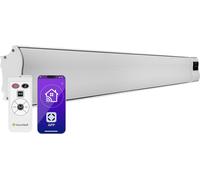 Klarstein Chauffage Electrique à Infrarouge, Chauffage de Jardin 3000W, App Smart WiFi, Télécommande, Minuterie, Affichage LED, Chauffage Exterieur Terrasse, Chauffage d'Appoint Econome Sans CO2