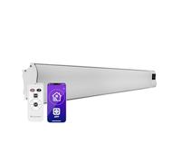 Klarstein Chauffage Electrique à Infrarouge, Chauffage de Jardin 3000W, App Smart WiFi, Télécommande, Minuterie, Affichage LED, Chauffage Exterieur Terrasse IP44, Chauffage d'Appoint Econome Sans CO2