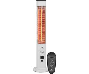 Klarstein Chauffage Electrique à Infrarouge, Chauffage de Jardin de 1200W, Chauffage Interieur et Exterieur Terrasse IP65, Protection Basculement, Télécommande, Chauffage d'Appoint Sans CO2