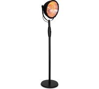Klarstein Chauffage Electrique à Infrarouge sur Pied, Chauffage de Jardin 2100W, Chauffage Exterieur de Jardin, Terrasse et Mural IP55 pour Veranda, Chauffage d'Appoint Extérieur, Econome, Sans CO2
