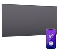 Klarstein Chauffage Infrarouge 770W – Panneau Chauffant Mural, IP24 Étanche, WiFi, Thermostat, Minuterie, IR ComfortHeat, Silencieux, Pour Les Pièces jusqu'à 14m², Gris Foncé