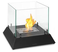 Klarstein Cheminee Bioetanol, Cheminée Bioéthanol pour l'Intérieur, Cheminée au Bioéthanol avec une Durée de Combustion de 4 à 6 Heures, Inodore et Sans Fumée, Cheminee Ethanol 2,2 kW, 48 x 48 x 40 cm