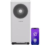Klarstein Climatiseur Mobile avec Evacuation 9000 BTU, Climatisation Portable 3 en 1, Refroidissement, Déshumidificateur, Ventilateur, Connectivité IoT, Compatible Alexa/Google, Jusqu'à 31m², Blanc