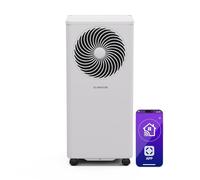 Klarstein Climatiseur Mobile avec Evacuation 9000 BTU, Climatisation Portable 3 en 1, Refroidissement, Déshumidificateur, Ventilateur, Connectivité IoT, Compatible Alexa/Google, Jusqu'à 31m², Blanc