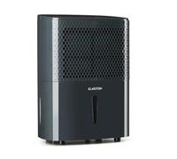 KLARSTEIN DryFy - Déshumidificateur silencieux, Réglage Niveau d'humidité, Minuterie, Puissance 240W, Réservoir d'eau de 1,8L, Pièces de 15-20 m² (jusqu'à 100 m³), 40 DB, 10 L/24h - Anthracite