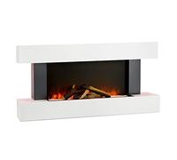 Klarstein Studio LightFire Smart 2000W 132cm Cheminée électrique Blanc